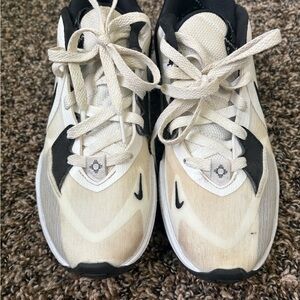 Nike Kids' Cream and Black Sneakers